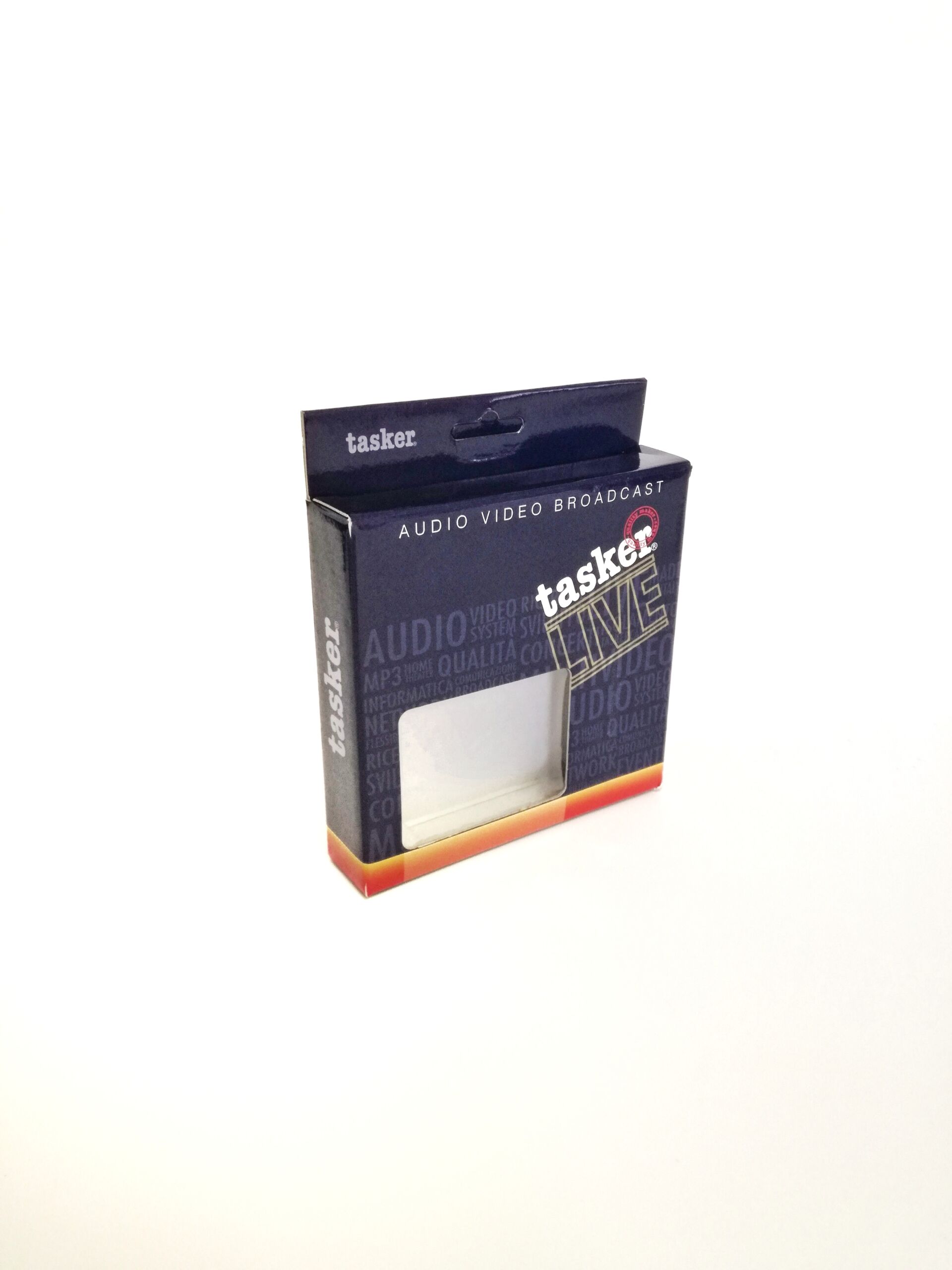 Confezione plastica trasparente e cartone